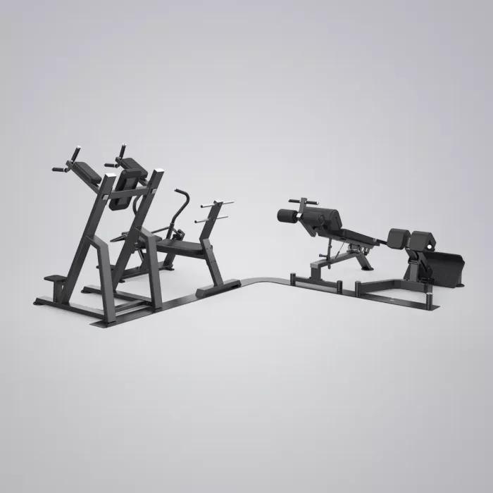DHZ Fitness | Core Circle, U3058LJ, Core Circle L Corner with 4 Benches