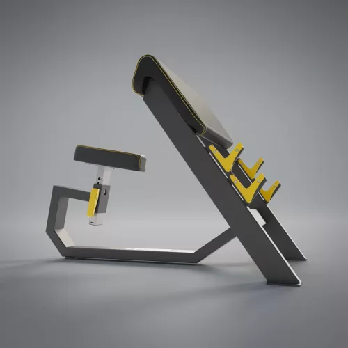 DHZ Fitness | Strength Equipment, EVOST II Strength, A3044, Seated Preacher Curl