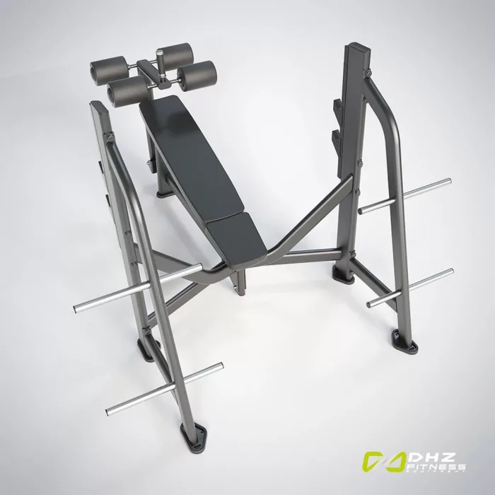 DHZ Fitness | Strength Equipment, PRESTIGE PRO Strength, E7041, PRESTIGE PRO Olympic Bench Decline