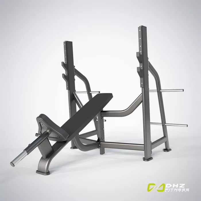 DHZ Fitness | Strength Equipment, PRESTIGE PRO Strength, E7042, PRESTIGE PRO Olympic Bench Incline