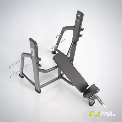 DHZ Fitness | Strength Equipment, PRESTIGE PRO Strength, E7042, PRESTIGE PRO Olympic Bench Incline