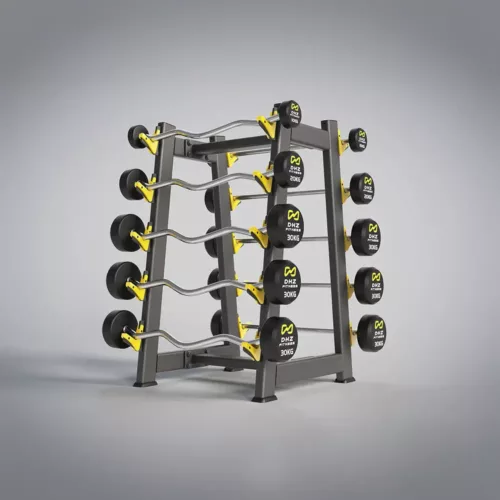 DHZ Fitness | Freeweights & Gym Supply, Weights, XRC001, Bend Rubber Barbell
