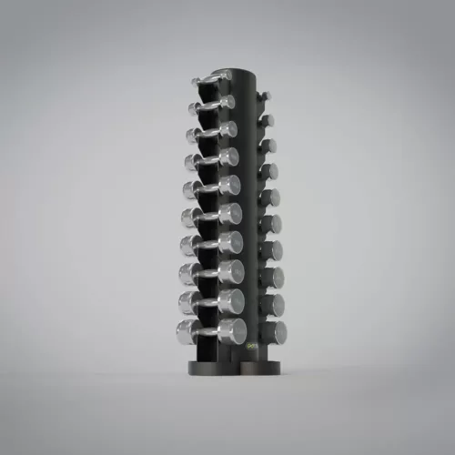 DHZ Fitness | Freeweights & Gym Supply, Weights, YC001-RACK, Chrome Dumbell Rack