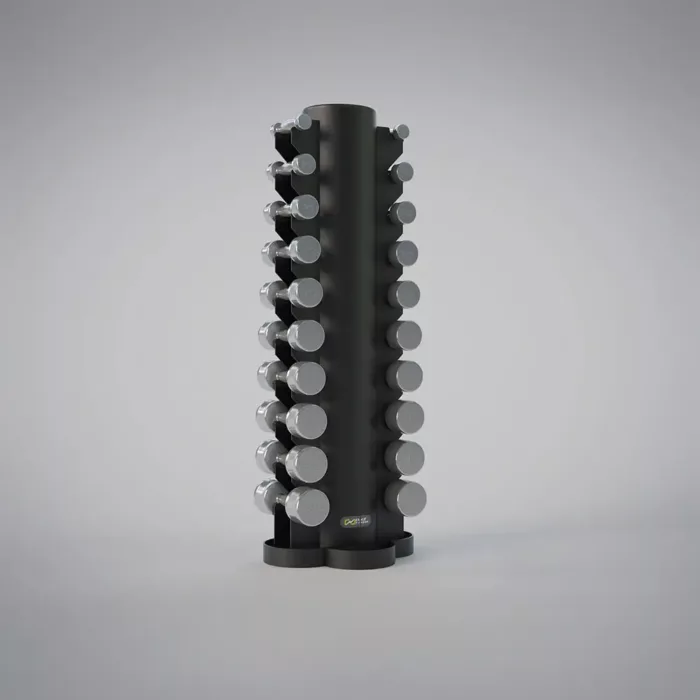 DHZ Fitness | Freeweights & Gym Supply, Weights, YC001-RACK, Chrome Dumbell Rack