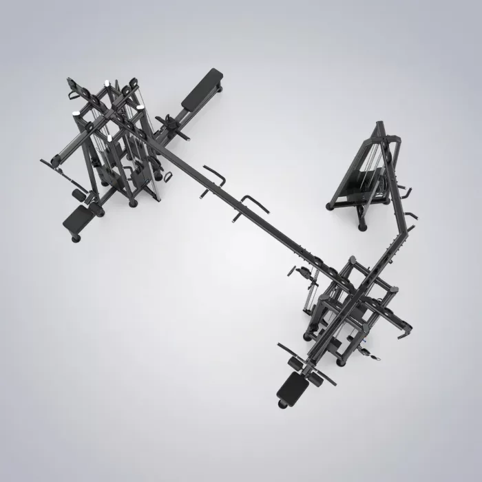 DHZ Fitness | Cable Pulls & Cable Stations, Multistations, U2066PB, EVOST III 9 Station Cable Tower