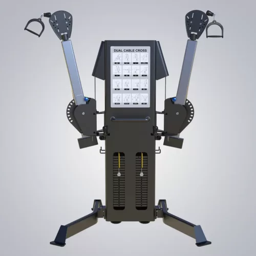 DHZ Fitness | Cable Pulls & Cable Stations, Individual Stations, D605, MAX II Dual Cable Cross