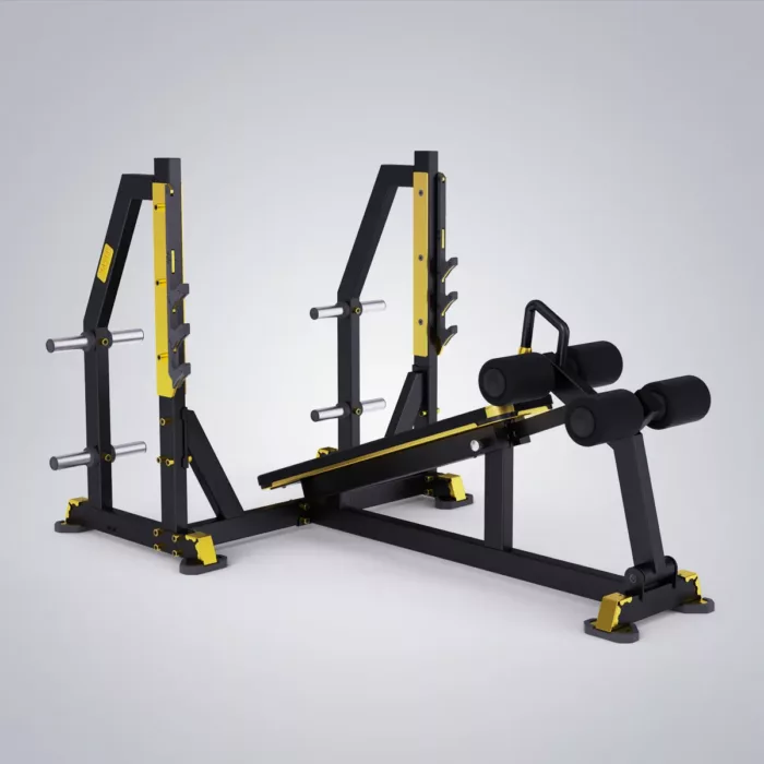 DHZ Fitness | Plate Loaded, TITAN MECHANIX , Y973ZAG, OLYMPIC DECLINE BENCH