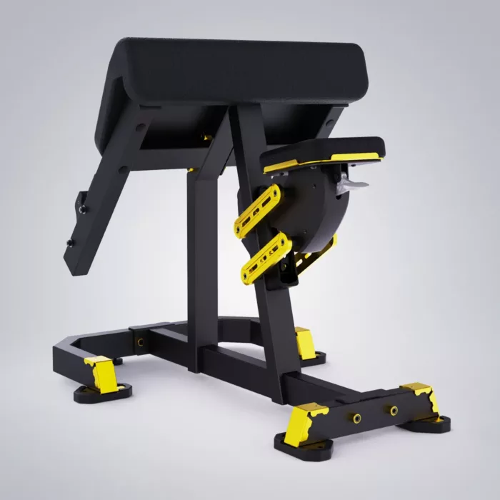 DHZ Fitness | Plate Loaded, TITAN MECHANIX , Y976ZAG, SEATED PREACHER CURL
