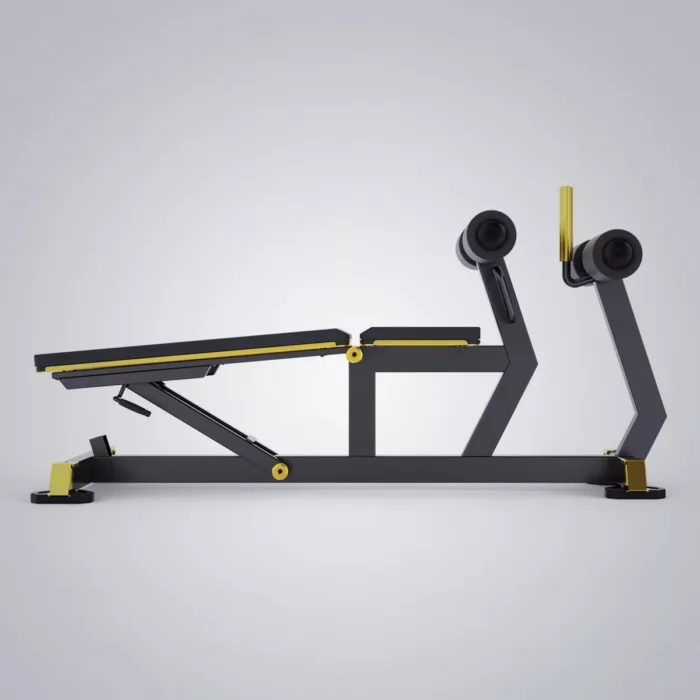 DHZ Fitness | Plate Loaded, TITAN MECHANIX , Y977ZAG, ADJUSTABLE DECLINE BENCH
