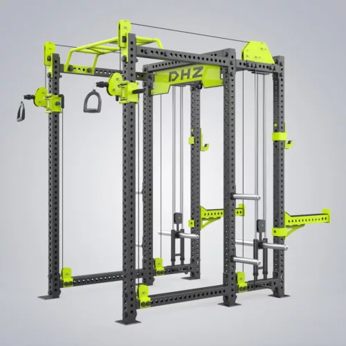 DHZ Fitness | Tower & Racks, Powerflex Half Rack, E6253A, POWERFLEX RACK (PLATE LOADED)