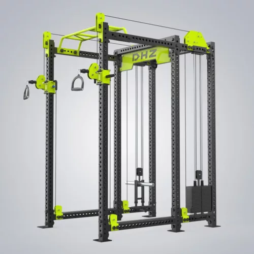 DHZ Fitness | Tower & Racks, Powerflex Half Rack, E6253B, POWERFLEX RACK (SELECTORIZED)