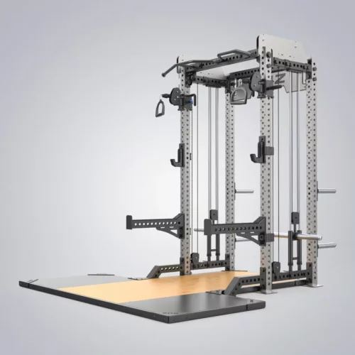 DHZ Fitness | Tower & Racks, Powerflex Half Rack, E6252AP-A, POWERFLEX HALF RACK COMBI