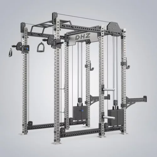 DHZ Fitness | Tower & Racks, Powerflex Half Rack, E6253B-A, POWERFLEX RACK (SELECTORIZED)