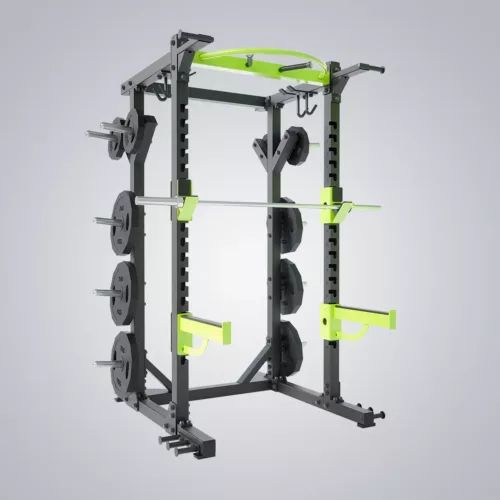DHZ Fitness | Tower & Racks, Power Racks, E6221P, HALF RACK COMBI