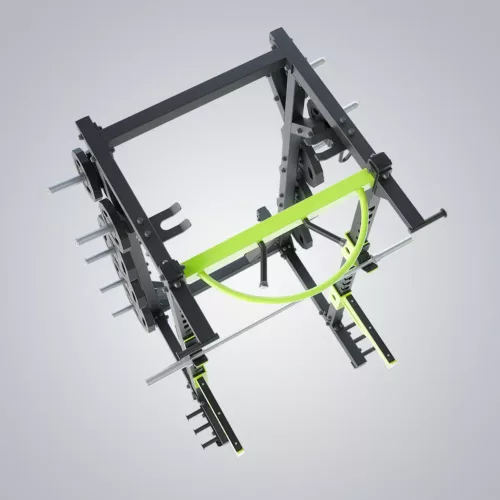 DHZ Fitness | Tower & Racks, Power Racks, E6221P, HALF RACK COMBI