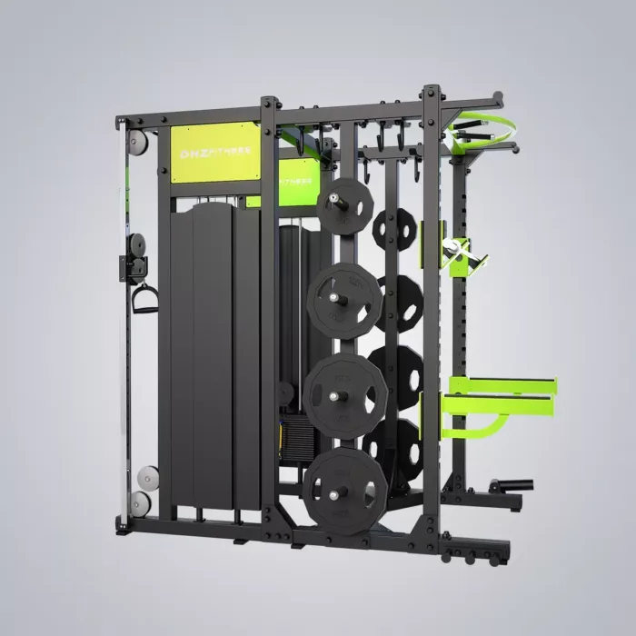 DHZ Fitness | Tower & Racks, Power Racks, E6222, COMBO RACK WITH CABLE