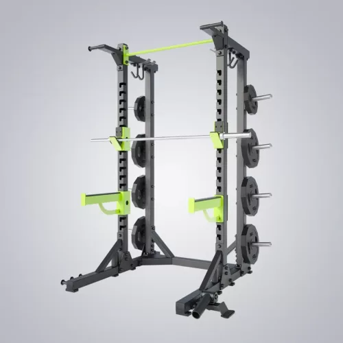 DHZ Fitness | Tower & Racks, Power Racks, E6227P, HALF RACK COMBI