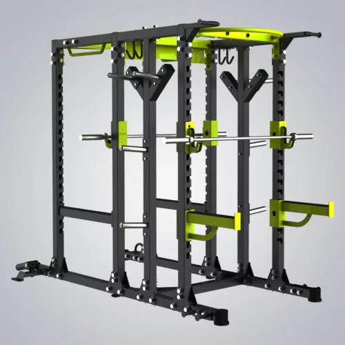 DHZ Fitness | Tower & Racks, Power Racks, E6241, POWER HALF COMBO RACK