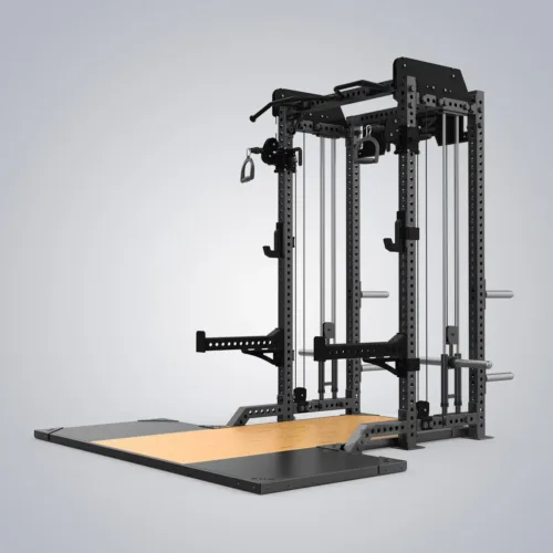 DHZ Fitness | Tower & Racks, Powerflex Half Racks, DTE6252, Weightlifter Platform for E6252